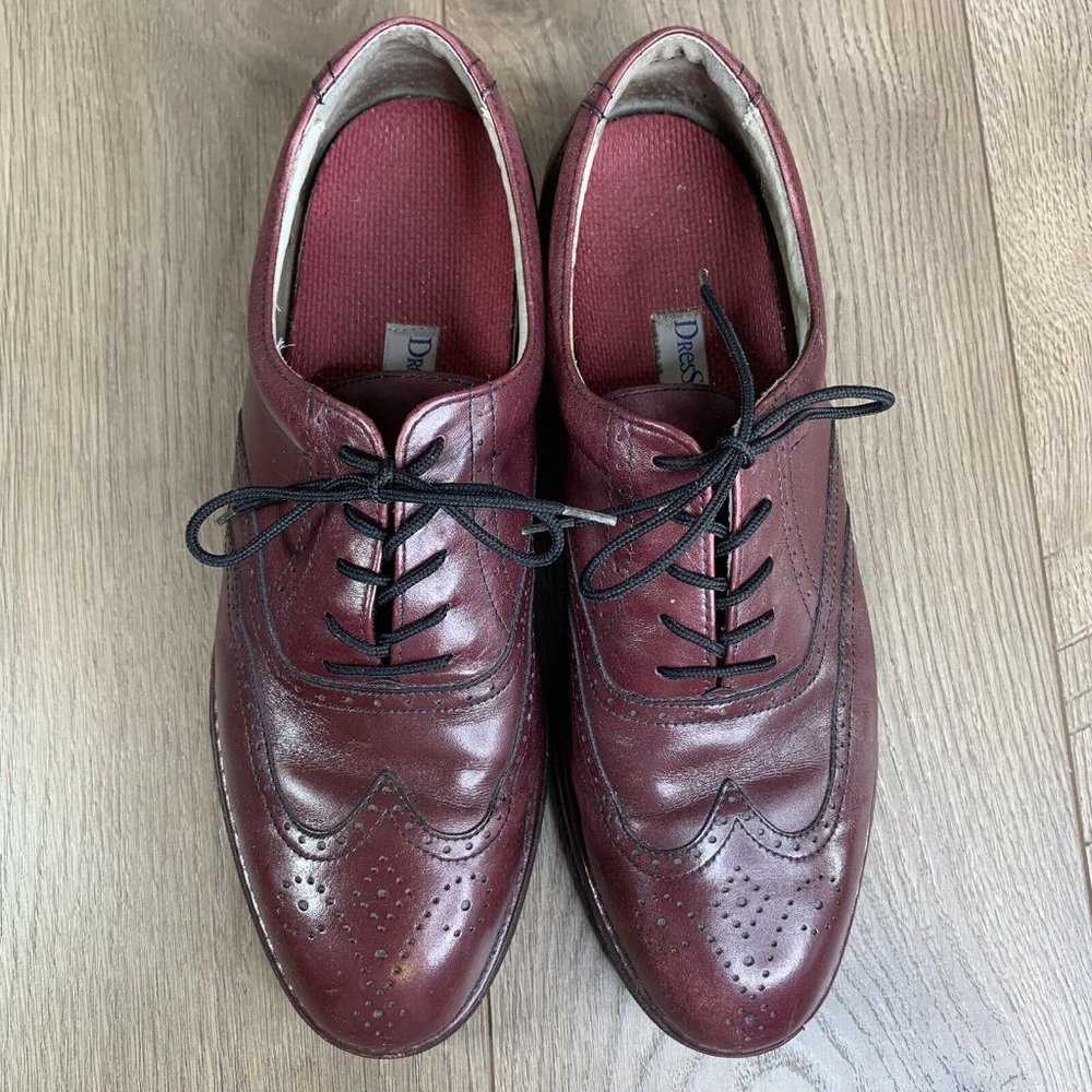 Men's DresSports by Rockport Burgundy Cordovan Leather Shoes M3677 Size 9 - Picture 3 of 11